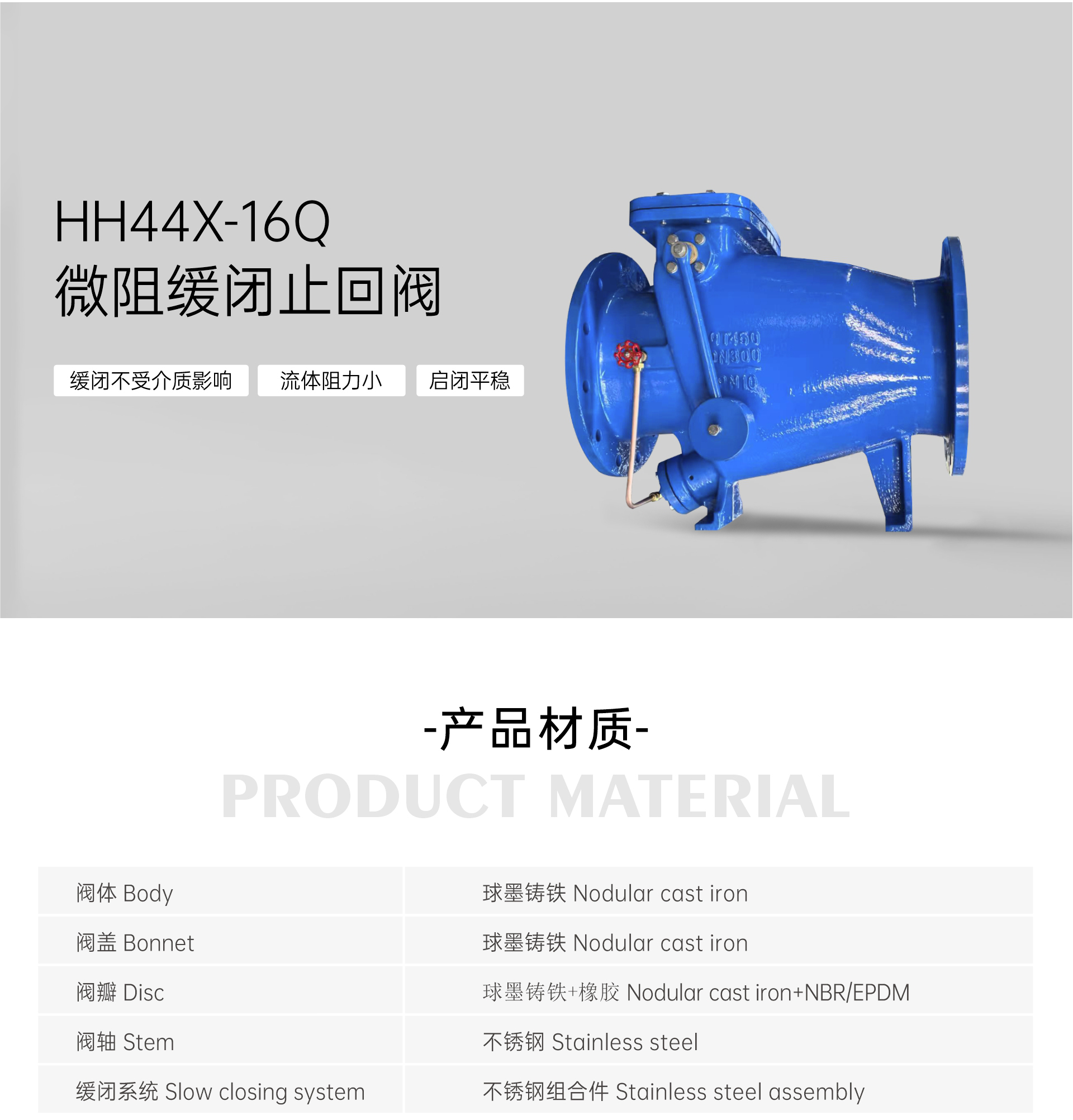 微阻缓闭止回阀的调试步骤-艾德默阀门