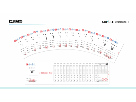 艾德默阀门检测报告
