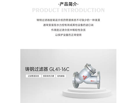 DN100铸钢过滤器分正反吗-艾德默阀门