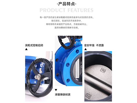 国产法兰涡轮中线蝶阀哪个牌子好-艾德默阀门