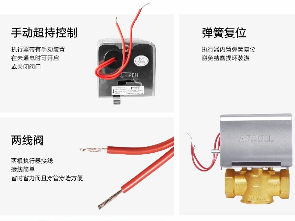 风机盘管电动二通阀国外品牌和国产的价格一般差多少-艾德默阀门