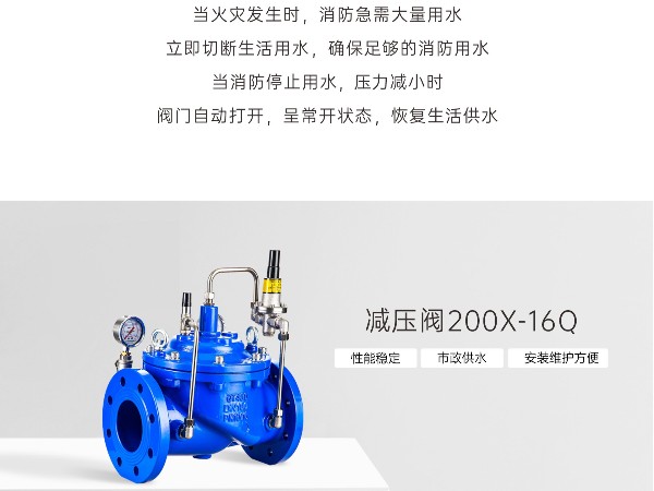 减压阀的工作原理及图形符号-艾德默阀门