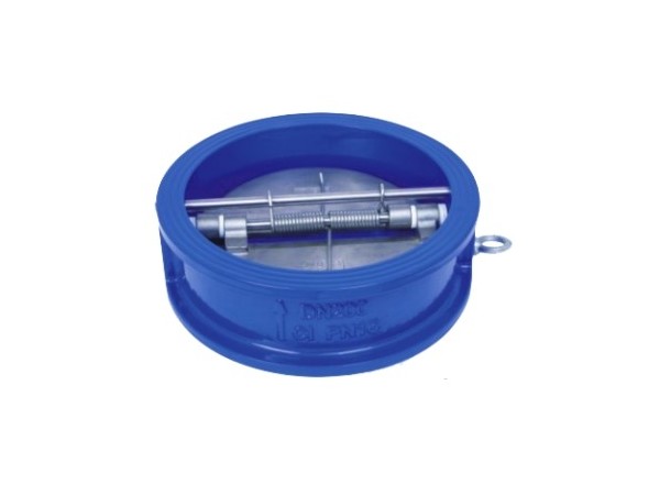 对夹式双瓣止回阀垂直安装方式-艾德默阀门