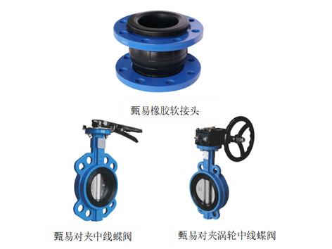 对夹式蝶阀与橡胶软接头能直接安装连接吗-艾德默阀门