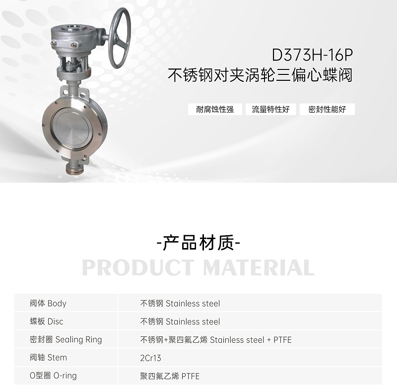 不锈钢对夹涡轮三偏心蝶阀安装方向怎样辨别-艾德默阀门