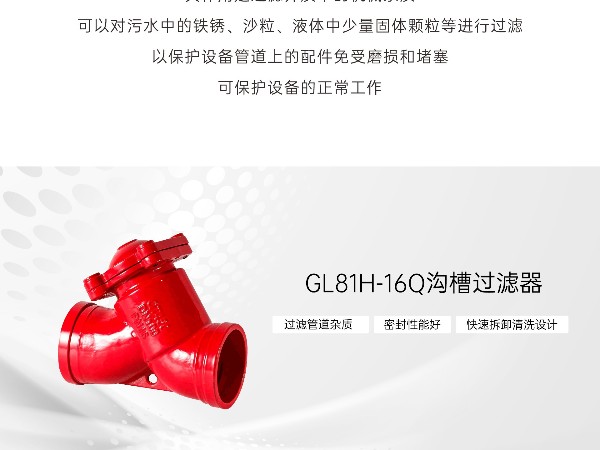 沟槽过滤器是用于那里-艾德默阀门
