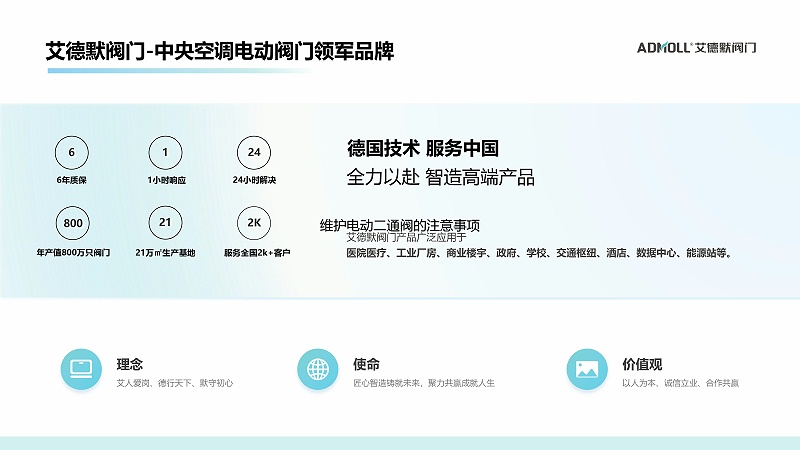 电动蝶阀开关型和调节型区别-艾德默阀门