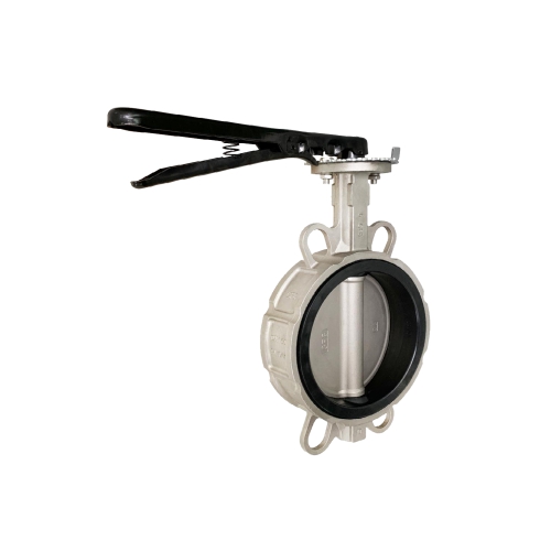 不锈钢对夹手柄蝶阀