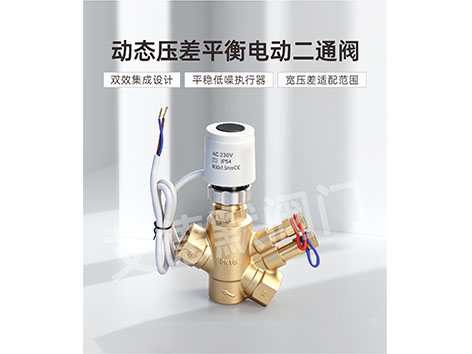 甄易动态压差平衡电动二通阀