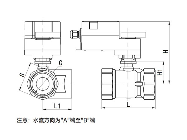 【艾德默阀门】黄铜球阀和电动球阀的安装方向怎么区分？