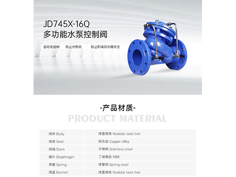 多功能水泵控制阀调节方法-艾德默阀门