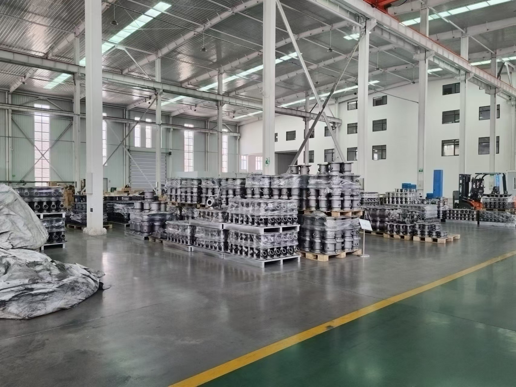 阀门毛坯放置区